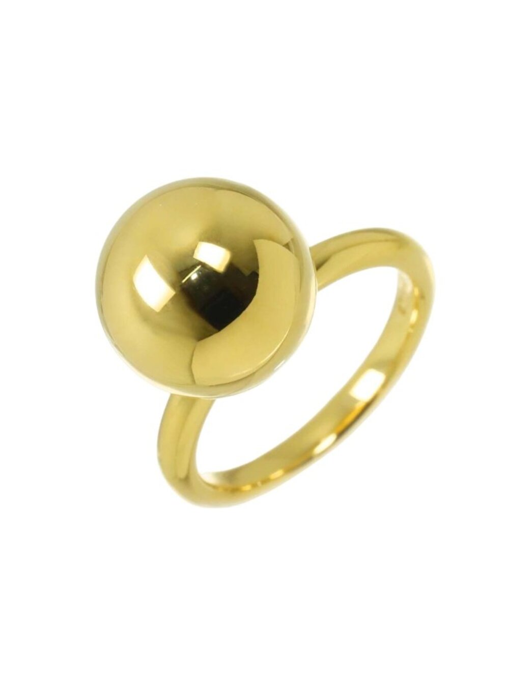 Tiffany & Co HardWear Ball Ring 18k Yellow Gold